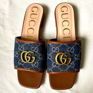 Women’s slide Sandal with Double G